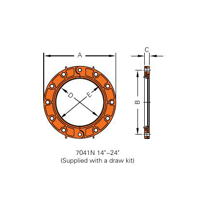 Grooved Mechanical Couplings,Flange Adapters
